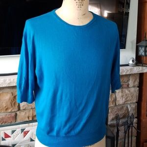 Gap mid sleeve crew neck sweater